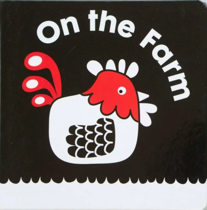 On the Farm B & W Board Book