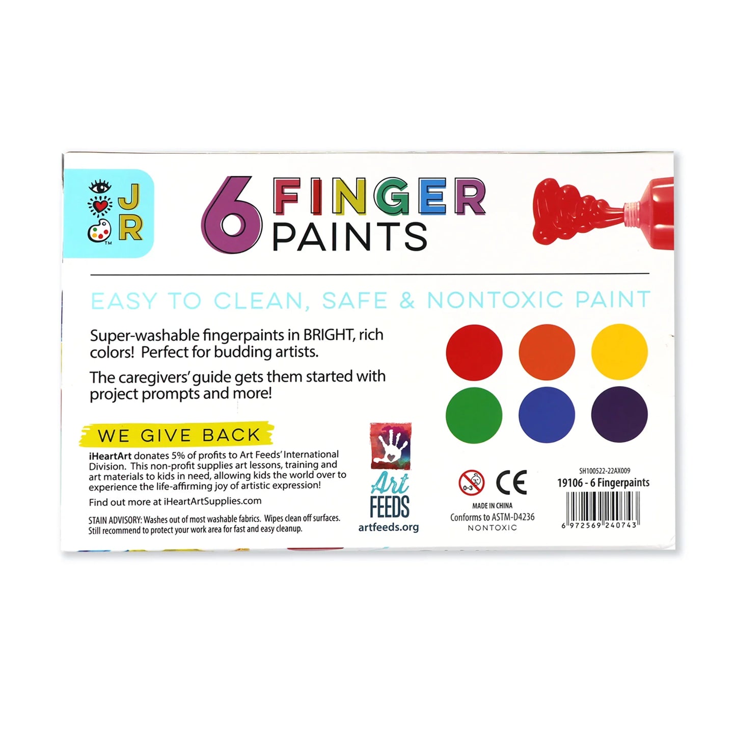 6 Finger Paints