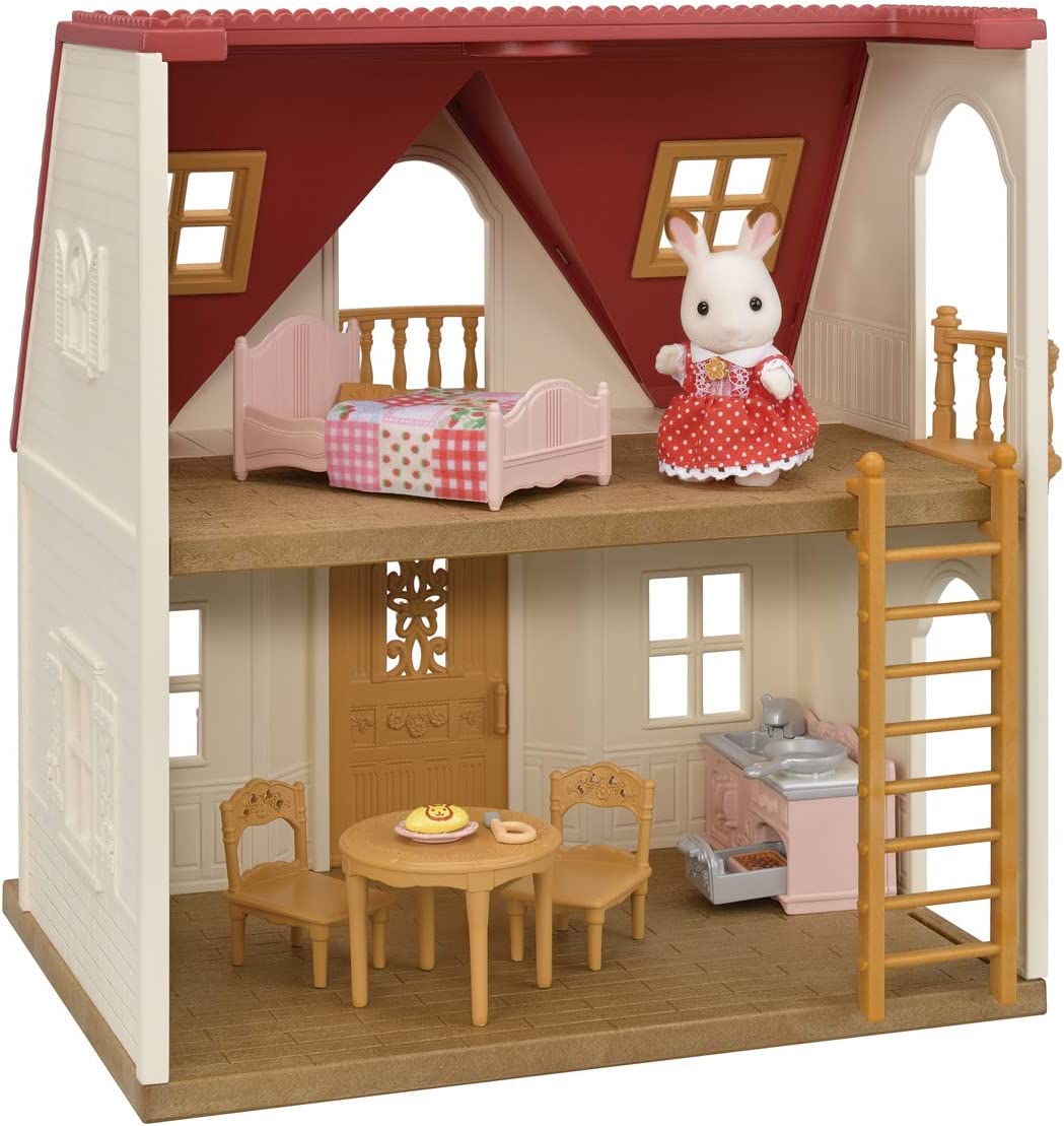 Calico Critters Red Roof Cozy Cottage Starter Home