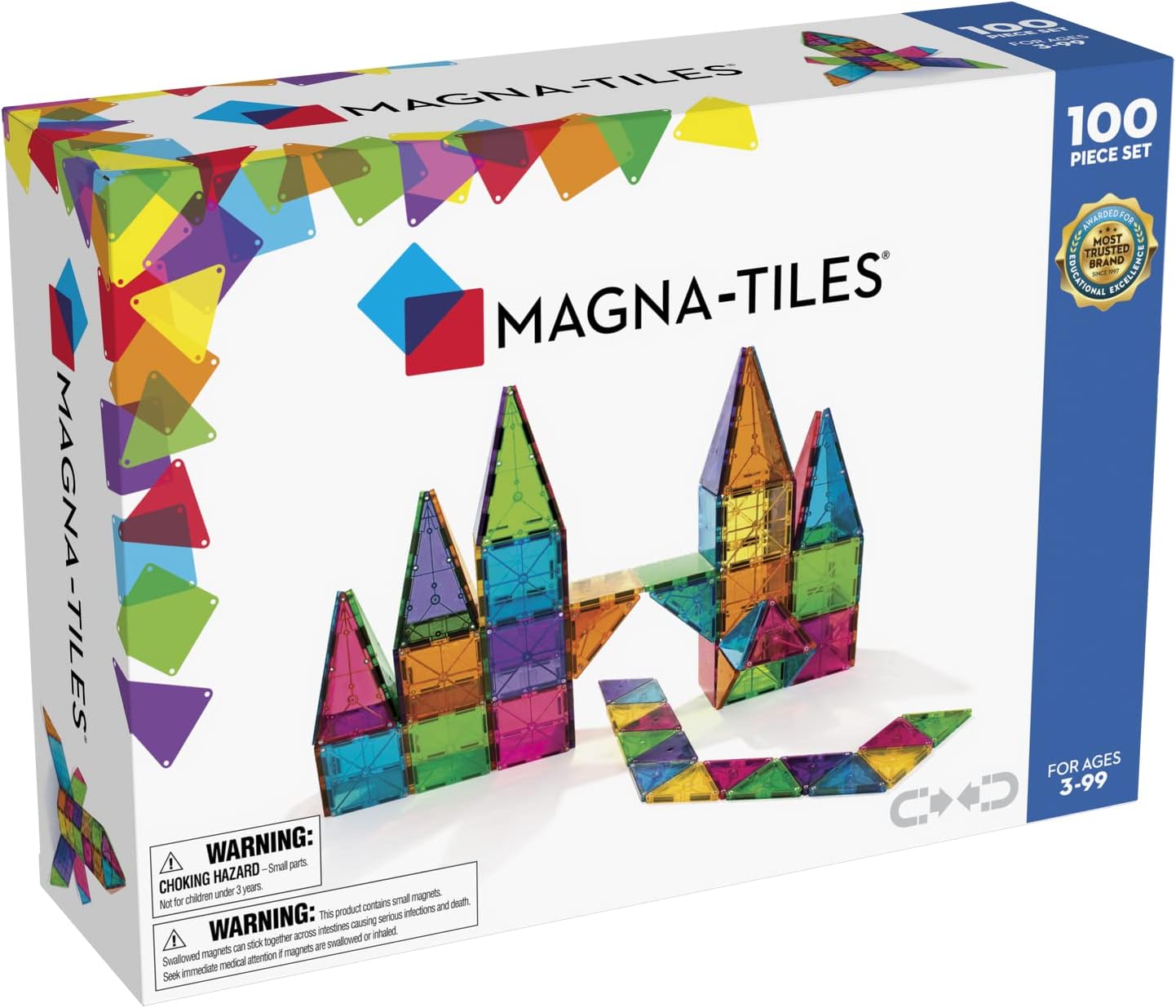 Magna-Tiles Clear 100 Piece Value Pack