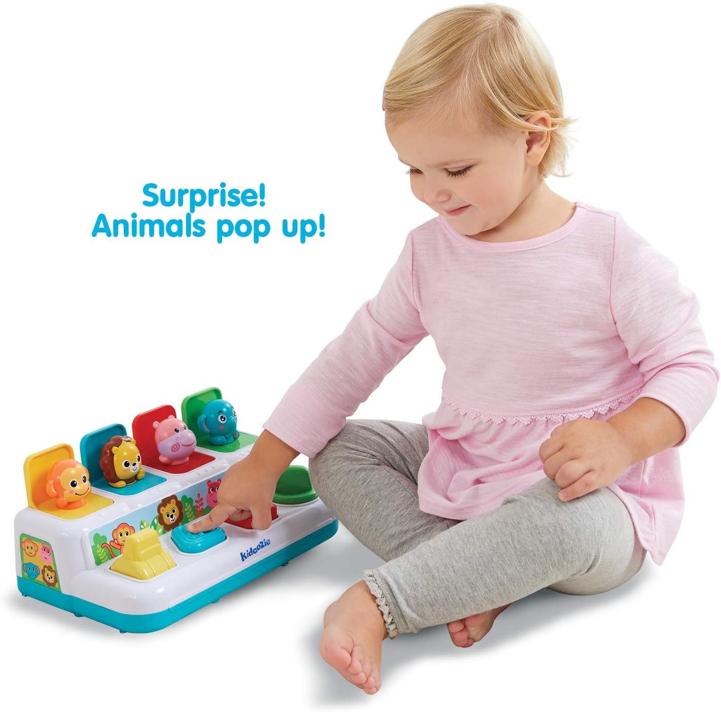 Kidoozie Pop n' Play Animal Friends