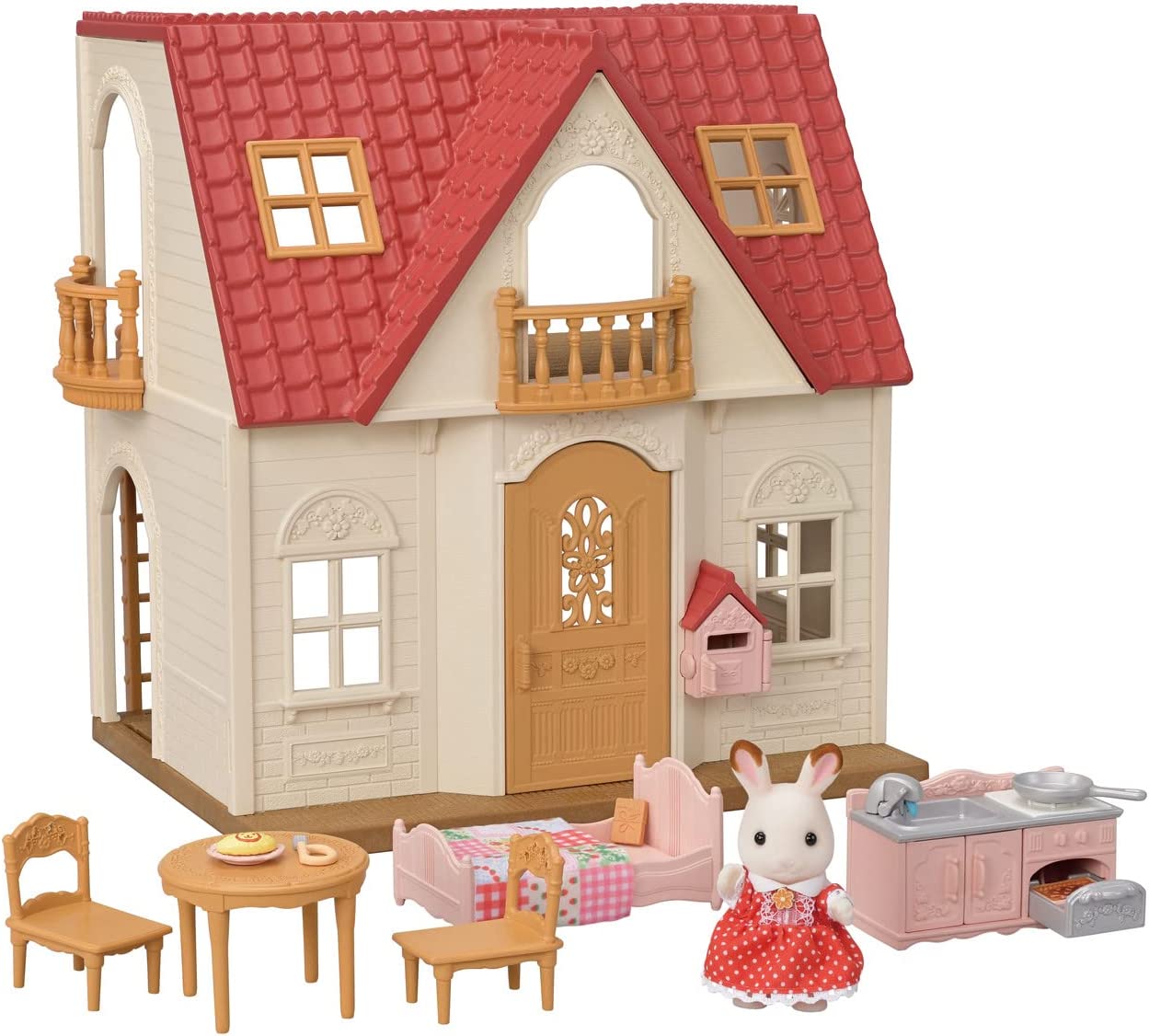 Calico Critters Red Roof Cozy Cottage Starter Home