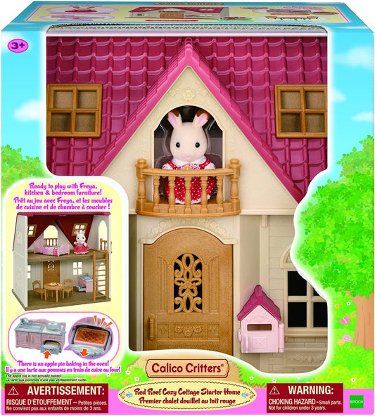 Calico Critters Red Roof Cozy Cottage Starter Home