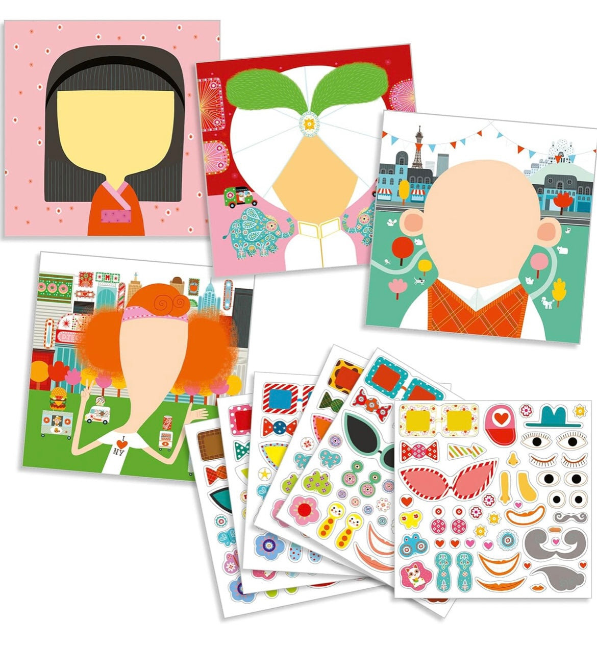 Create With Stickers: Make a Face