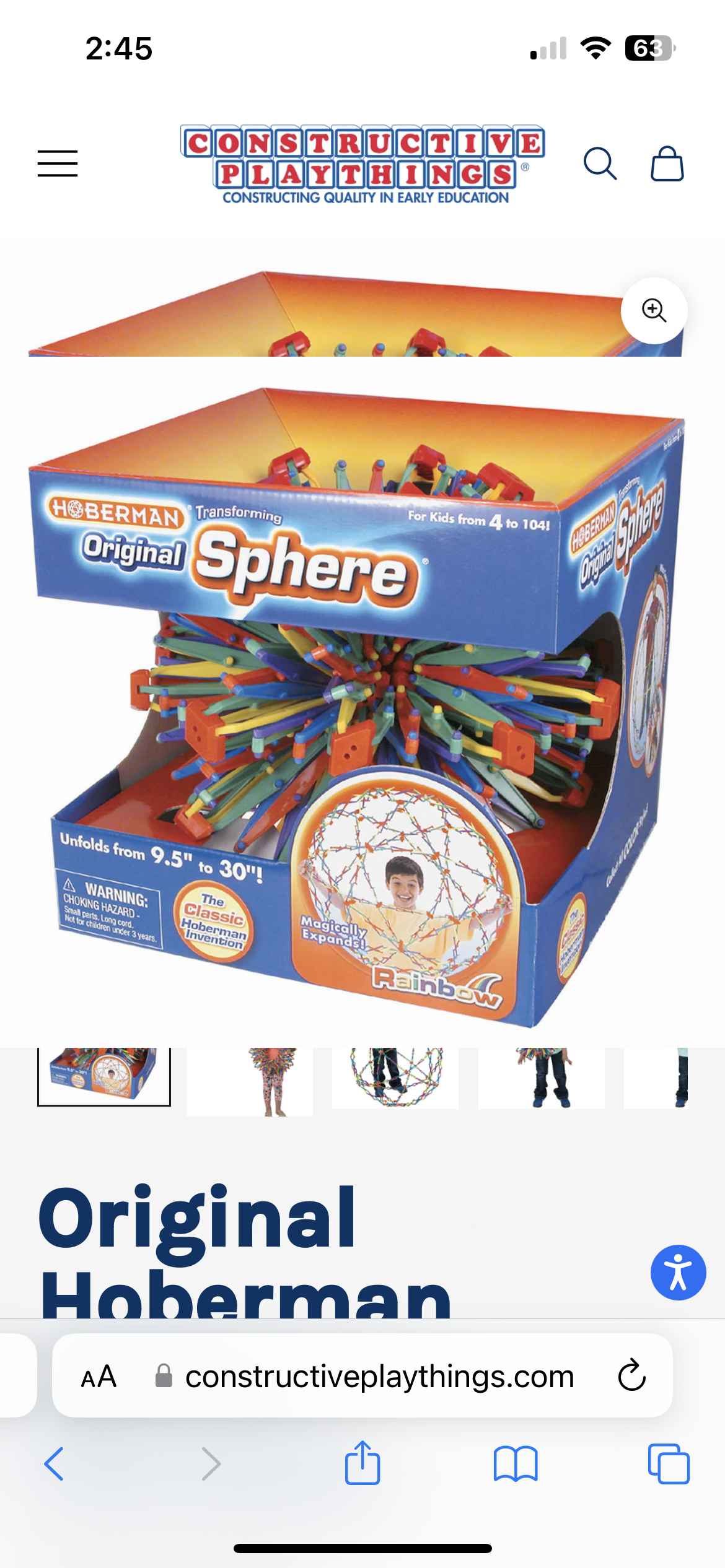 Hoberman Sphere